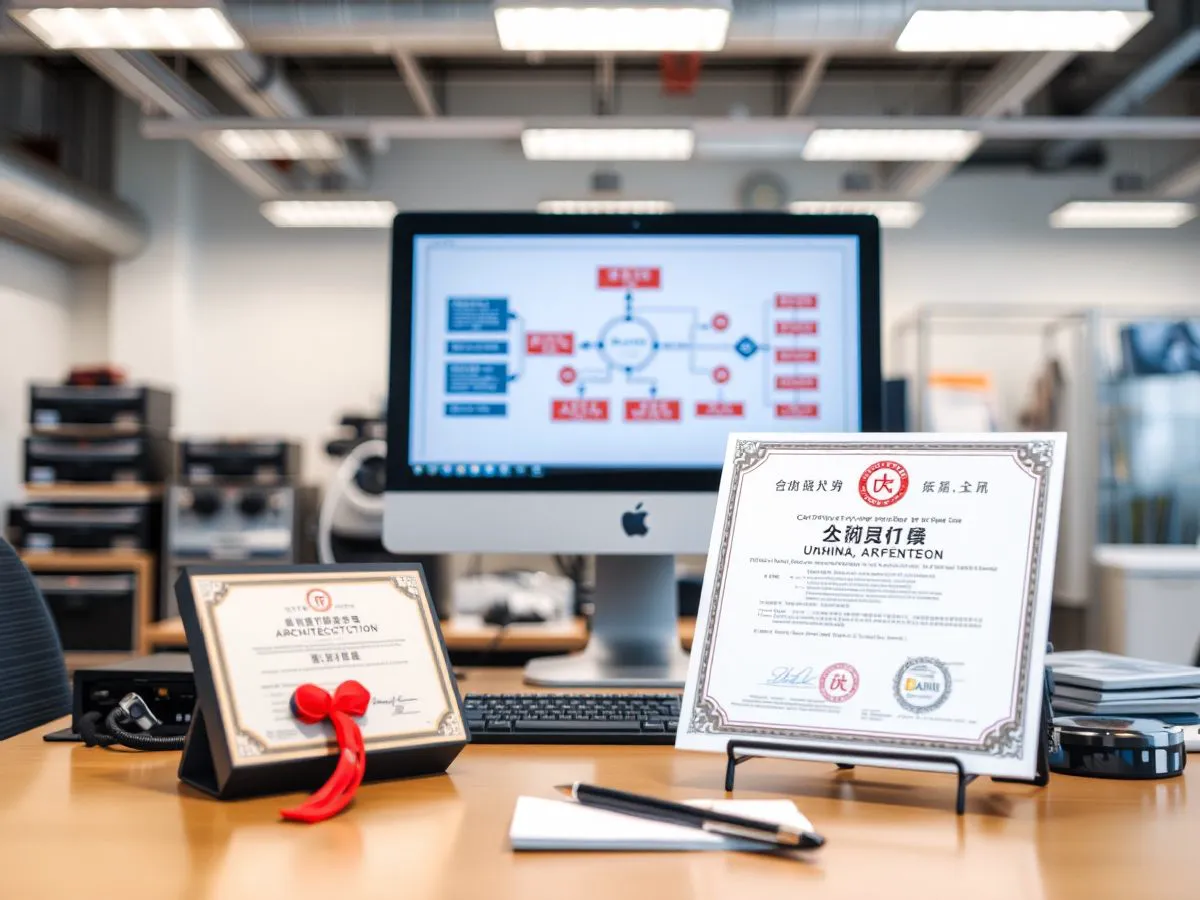 数据接口对接中间件软件著作权证书与系统架构示意图